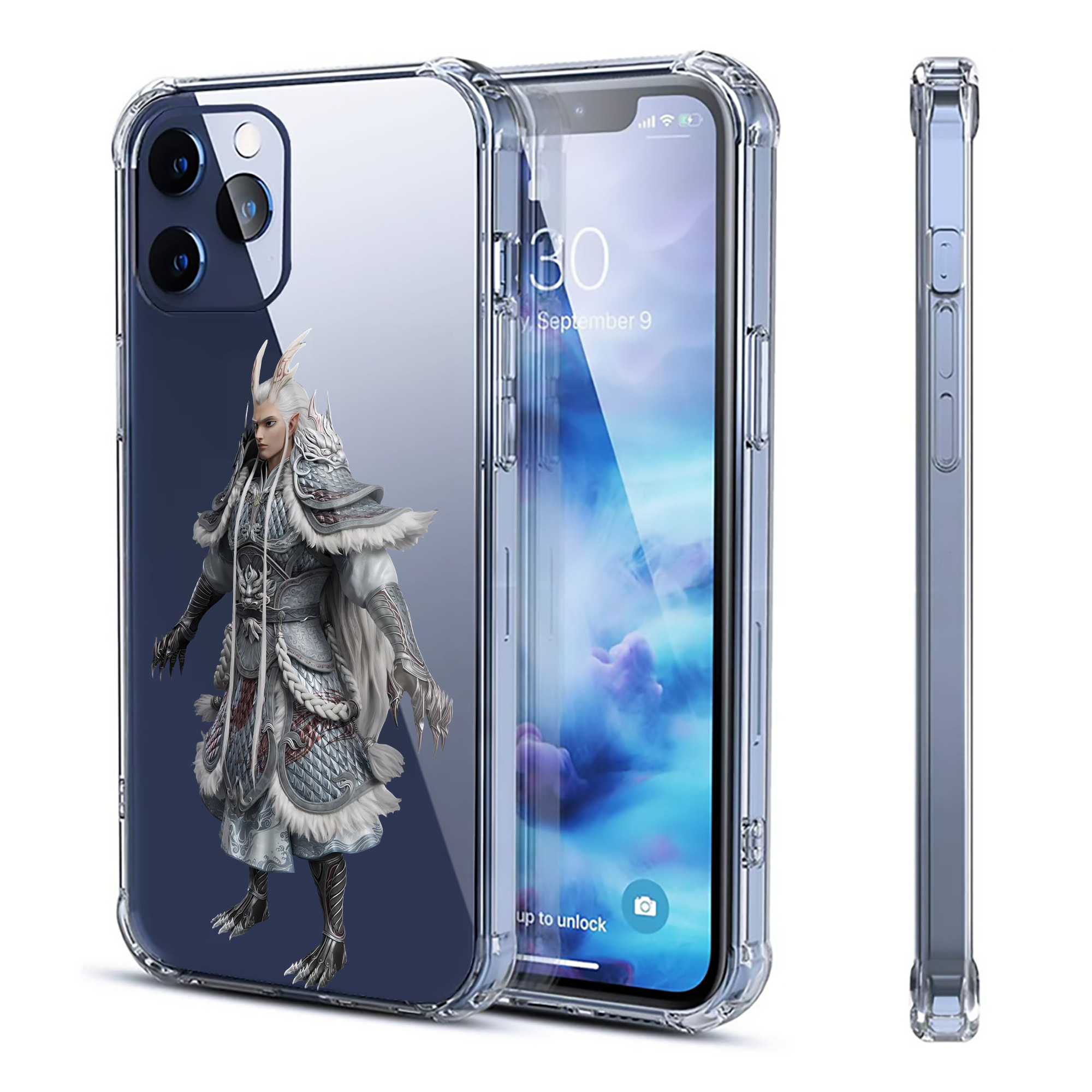（画像用） Ne Zha 2 ナタ 魔童の大暴れ 【iPhone 12シリーズ対応】透明スマホケース（クリアソフトケース）